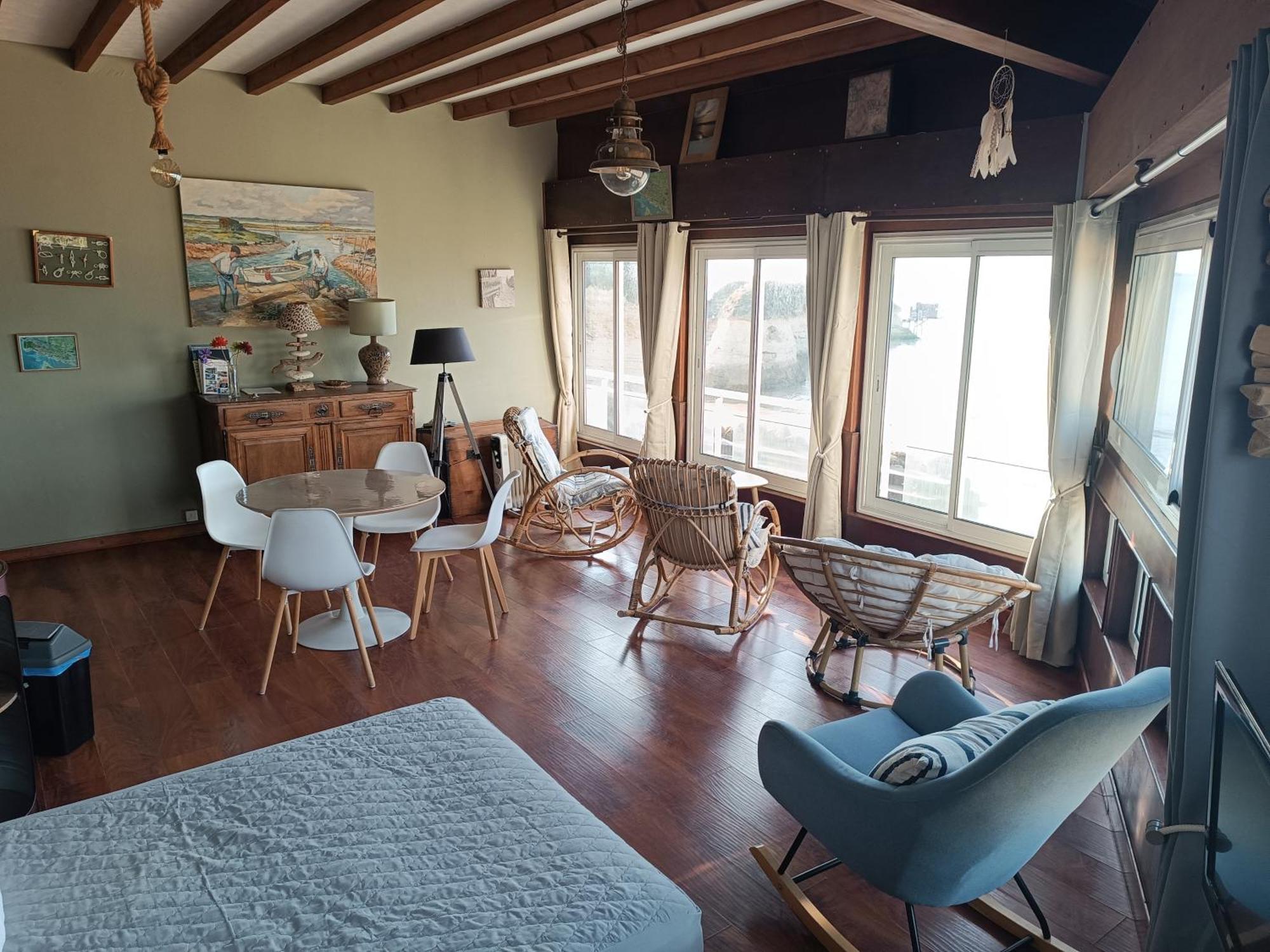 Beach Apartment - Ocean Sunset Full View Мешер-сюр-Жиронд Экстерьер фото